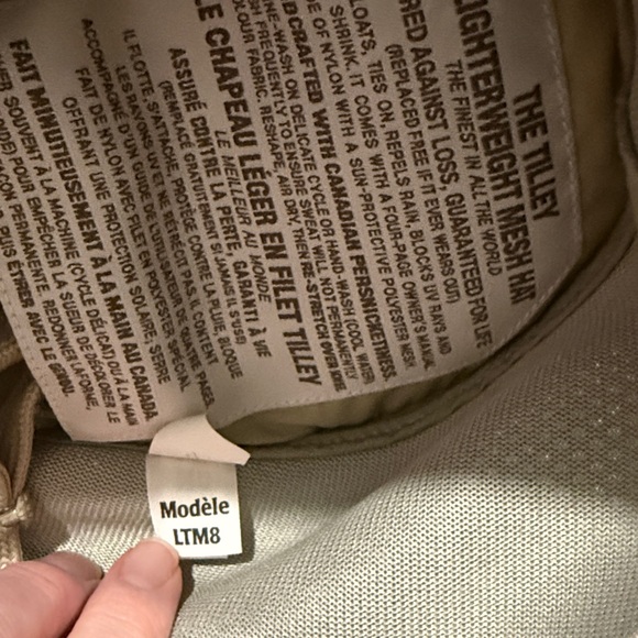 Tilley LTM8 Lighterweight Mesh Airflo Hat – Size 7 5/8 - Picture 7 of 8